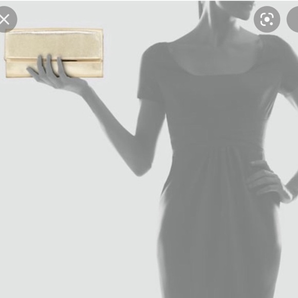 Diane Von Furstenberg Voyage Lizard Leather Clutch Vintage - Picture 8 of 9